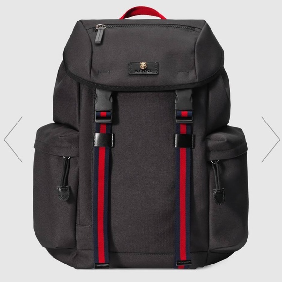 ❤️💚🖤Gucci techno canvas backpack - Picture 2 of 8
